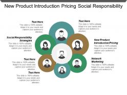 New product introduction pricing social responsibility strategies network marketing cpb