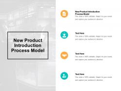 New product introduction process model ppt powerpoint presentation portfolio cpb