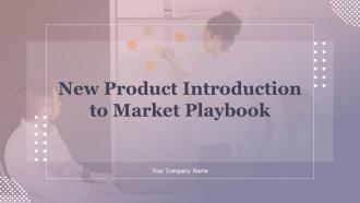 New Product Introduction To Market Playbook Powerpoint Presentation Slides