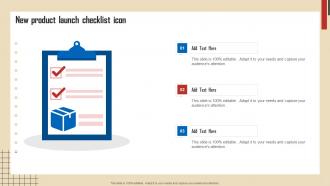 New Product Launch Checklist Icon
