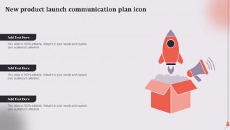 New Product Launch Communication Plan Icon