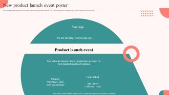 New Product Launch Event Poster Tasks For Effective Launch Event Ppt Designs