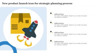 New Product Launch Icon For Strategic Planning Process