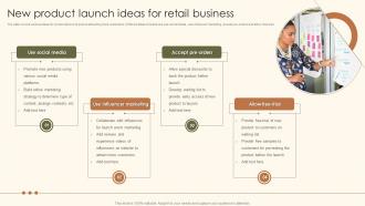 New Product Launch Ideas For Retail Business