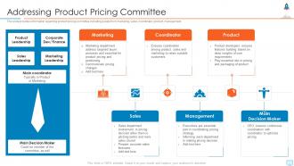 New product launch in market addressing product pricing committee