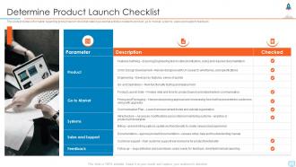 New product launch in market determine product launch checklist