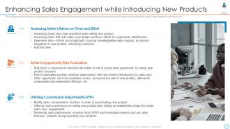 New product launch in market enhancing sales engagement while introducing new products