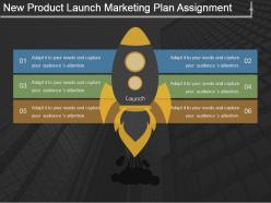 New product launch marketing plan assignment ppt background