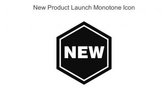 New Product Launch Monotone Icon In Powerpoint Pptx Png And Editable Eps Format