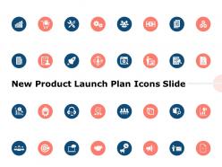 New product launch plan icons slide ppt powerpoint presentation outline diagrams
