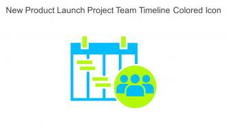 New Product Launch Project Team Timeline Colored Icon In Powerpoint Pptx Png And Editable Eps Format