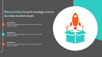 New Product Launch Strategy Icon To Increase Market Share