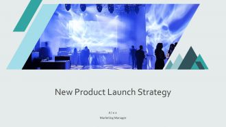 New Product Launch Strategy PPT Example AT