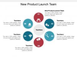 New product launch team ppt powerpoint presentation summary samples cpb