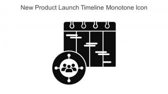 New Product Launch Timeline Monotone Icon In Powerpoint Pptx Png And Editable Eps Format
