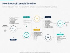 New product launch timeline ppt powerpoint presentation slides designs download