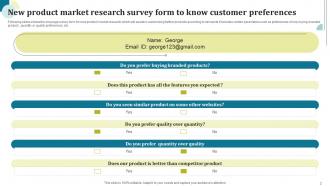 New Product Market Research Powerpoint Ppt Template Bundles Survey Unique Designed
