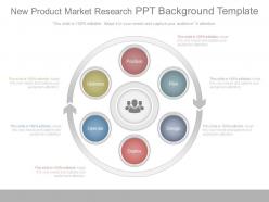 New product market research ppt background template