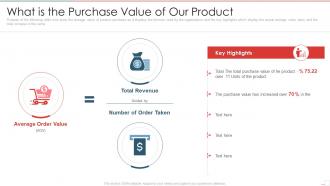 New product performance evaluation what is the purchase value of our product