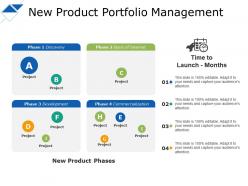 New product portfolio management new product phases project