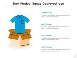 New product range deployed icon
