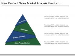New Product Sales Market Analysis Product Development Organizational Planning