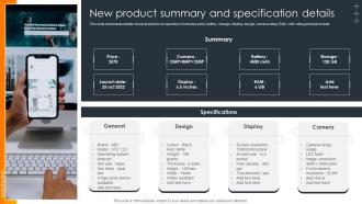 New Product Summary And Specification Details Impact Of Successful Product Launch Event