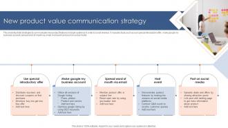 New Product Value Communication Strategy