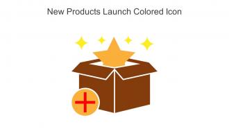 New Products Launch Colored Icon In Powerpoint Pptx Png And Editable Eps Format