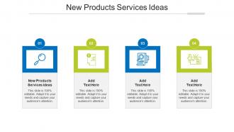 New Products Services Ideas Ppt PowerPoint Presentation Portfolio Pictures Cpb