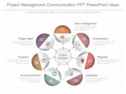 New project management communication ppt powerpoint ideas