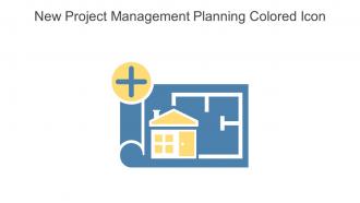 New Project Management Planning Colored Icon In Powerpoint Pptx Png And Editable Eps Format