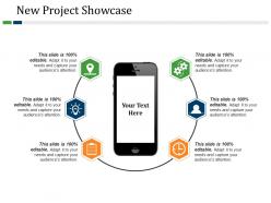 New project showcase powerpoint slide design ideas