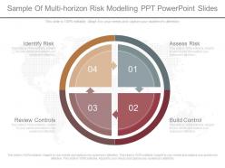 New sample of multi horizon risk modelling ppt powerpoint slides