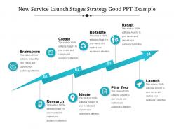 New service launch stages strategy good ppt example