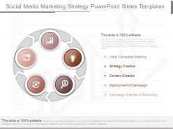 New Social Media Marketing Strategy Powerpoint Slides Templates