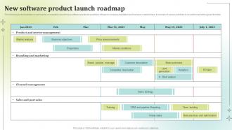 New Software Product Launch Roadmap