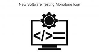 New Software Testing Monotone Icon In Powerpoint Pptx Png And Editable Eps Format