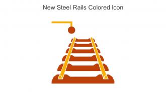 New Steel Rails Colored Icon In Powerpoint Pptx Png And Editable Eps Format
