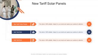 New Tariff Solar Panels In Powerpoint And Google Slides Cpb