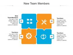 New team members ppt powerpoint presentation professional smartart cpb