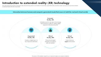 New Technologies Introduction To Extended Reality Xr Technology
