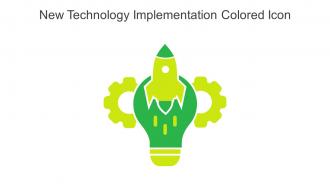 New Technology Implementation Colored Icon In Powerpoint Pptx Png And Editable Eps Format