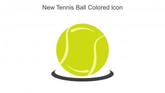 New Tennis Ball Colored Icon In Powerpoint Pptx Png And Editable Eps Format
