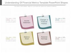New understanding of financial metrics template powerpoint shapes