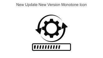 New Update New Version Monotone Icon In Powerpoint Pptx Png And Editable Eps Format