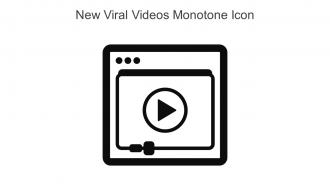 New Viral Videos Monotone Icon In Powerpoint Pptx Png And Editable Eps Format