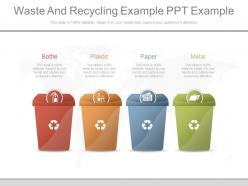 New waste and recycling example ppt example