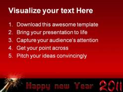 New year01 2011 festival powerpoint backgrounds and templates 1210