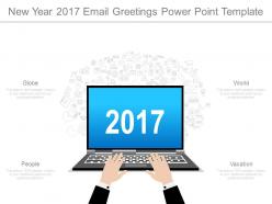 New Year 2017 Email Greetings Power Point Template